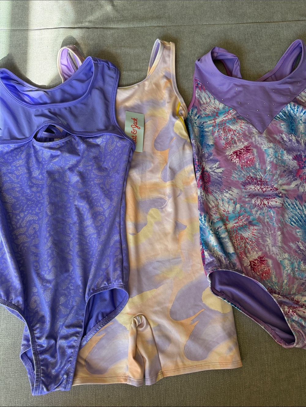 Girls Gymnastics Leotard/Biketards Lot